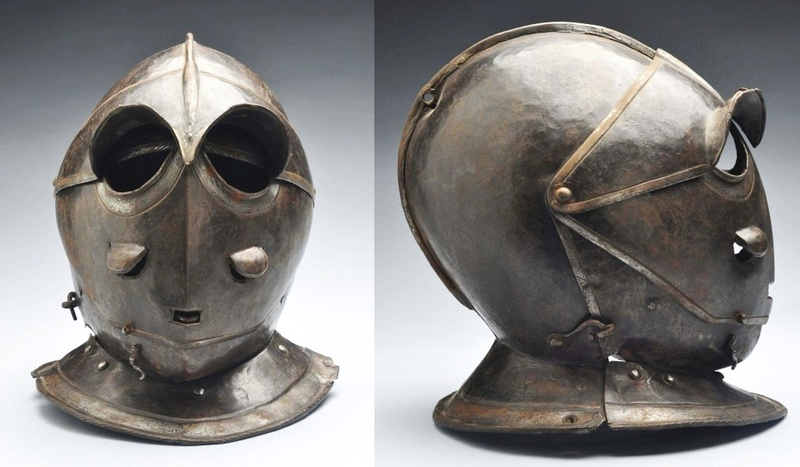 Illustration for article titled The Weirdest and Fiercest Helmets from the Age of Armored Combat
